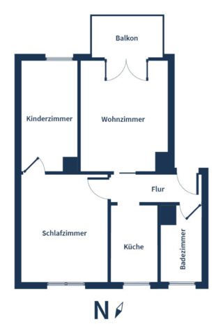 Neu renovierte 3-Raum-Wohnung, 06406 Bernburg, Etagenwohnung